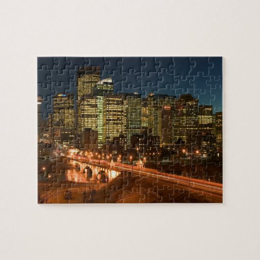 Canada, Alberta, Calgary: het centrum van Calgary, Legpuzzel (Horizontaal)