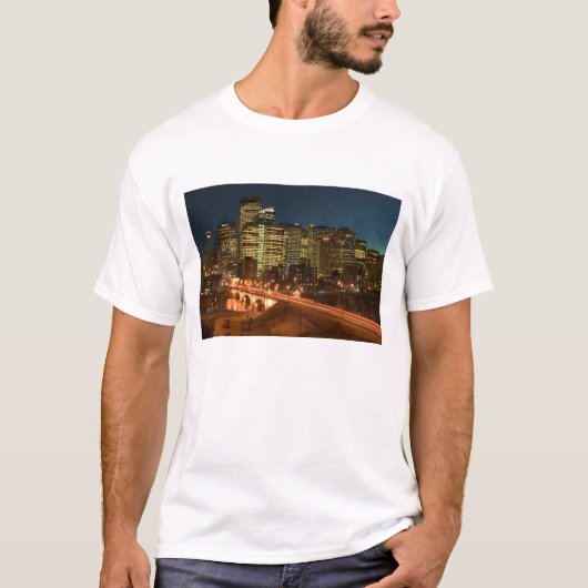 Canada, Alberta, Calgary: het centrum van Calgary, T-shirt (Voorkant)
