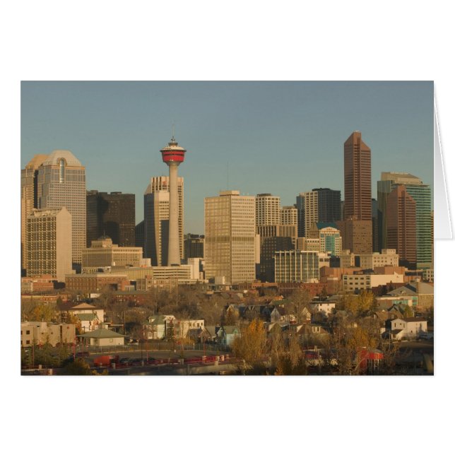 Canada, Alberta, Calgary: Stadsgezicht vanaf 2 (Voorkant Horizontaal)