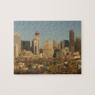 Canada, Alberta, Calgary: Stadsgezicht vanaf 2 Legpuzzel