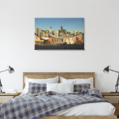 Canada, Alberta, Calgary: Stadsgezicht vanaf 3 Canvas Afdruk (Insitu (Slaapkamer))