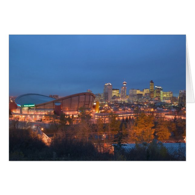 Canada, Alberta, Calgary: Stadsgezicht vanaf 4 (Voorkant Horizontaal)