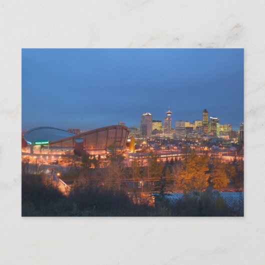 Canada, Alberta, Calgary: Stadsgezicht vanaf 4 Briefkaart (Voorkant)