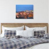 Canada, Alberta, Calgary: Stadsgezicht vanaf 4 Canvas Afdruk (Insitu (Slaapkamer))