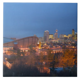 Canada, Alberta, Calgary: Stadsgezicht vanaf 4 Tegeltje
