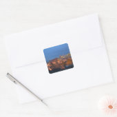 Canada, Alberta, Calgary: Stadsgezicht vanaf 4 Vierkante Sticker (Envelop)