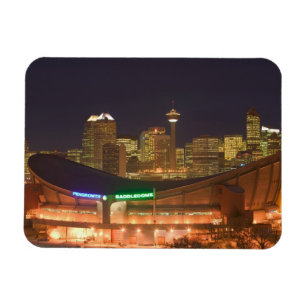 Canada, Alberta, Calgary: Stadsgezicht vanaf Magneet