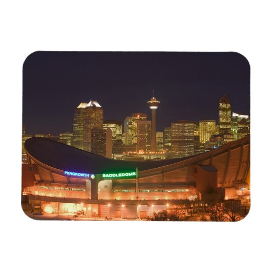 Canada, Alberta, Calgary: Stadsgezicht vanaf Magneet (Horizontaal)