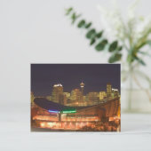 Canada, Alberta, Calgary: Stadsgezicht vanuit Briefkaart (Staand voorkant)