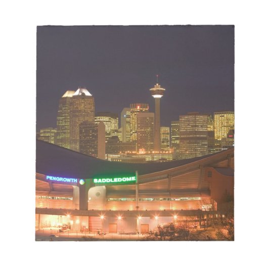 Canada, Alberta, Calgary: Stadsprofiel vanuit Notitieblok (Voorkant)