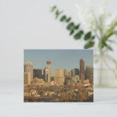 Canada, Alberta, Calgary: Stedelijk silhouet vanui Briefkaart (Staand voorkant)