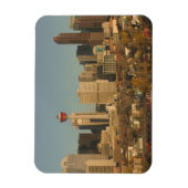 Canada, Alberta, Calgary: Stedelijk silhouet vanui Magneet (Verticaal)