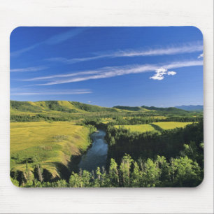 Canada, Alberta, De Highwood-rivier langs de Muismat