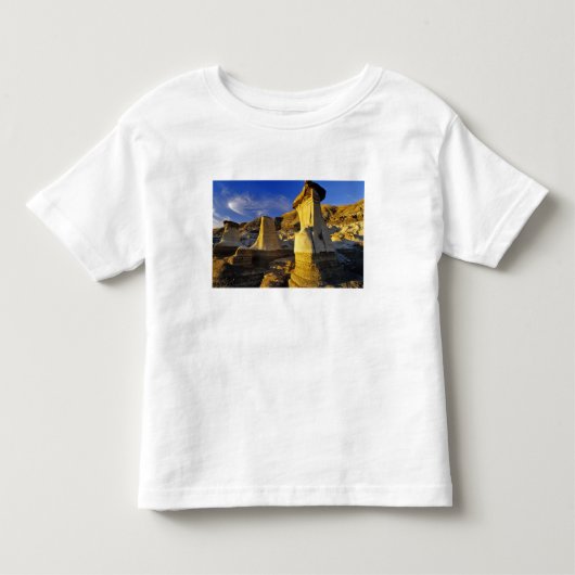 Canada, Alberta, Drumheller. Heksenpaddenstoelen. Kinder Shirts (Voorkant)