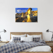 Canada, Alberta, Drumheller. Hoedoes. Canvas Afdruk (Insitu (Slaapkamer))