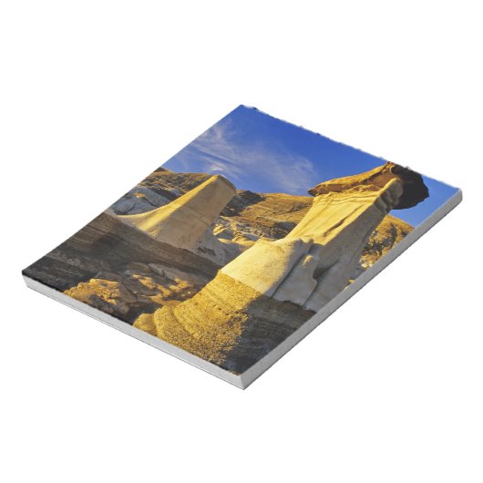 Canada, Alberta, Drumheller. Hoodos. Notitieblok (Linkerzijde)