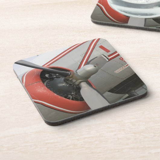 Canada, Alberta, Edmonton: Alberta Aviation Drankjes Onderzetter (Linkerzijde)