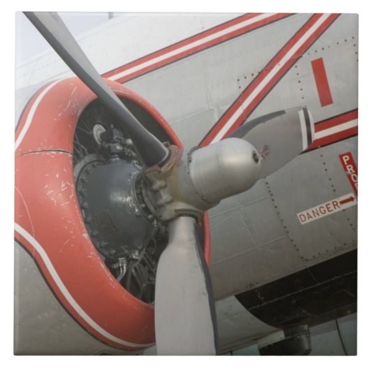 Canada, Alberta, Edmonton: Alberta Aviation Tegeltje (Voorkant)