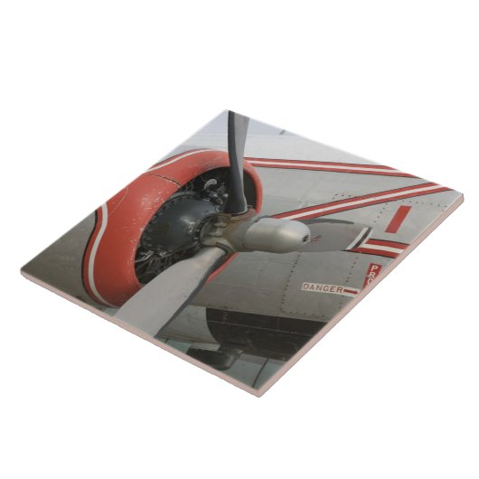 Canada, Alberta, Edmonton: Alberta Aviation Tegeltje (Zijkant)