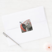 Canada, Alberta, Edmonton: Alberta Aviation Vierkante Sticker (Envelop)