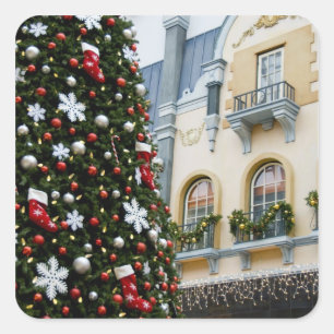 Canada, Alberta, Edmonton. West Edmonton Mall. Vierkante Sticker