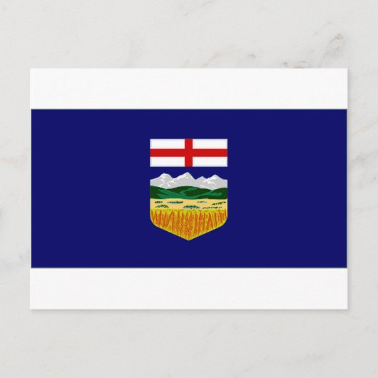 Canada Alberta Flag Briefkaart (Voorkant)