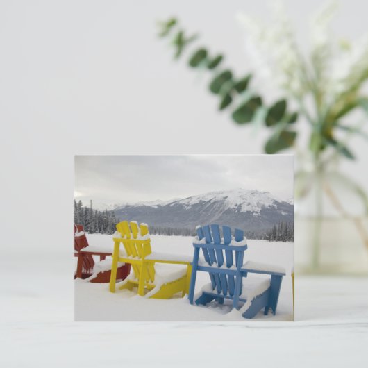 Canada, Alberta, Jasper, Jasper NP. Fairmont Briefkaart (Staand voorkant)