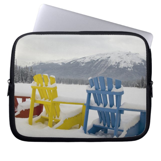 Canada, Alberta, Jasper, Jasper NP. Fairmont Laptop Sleeve (Voorkant)