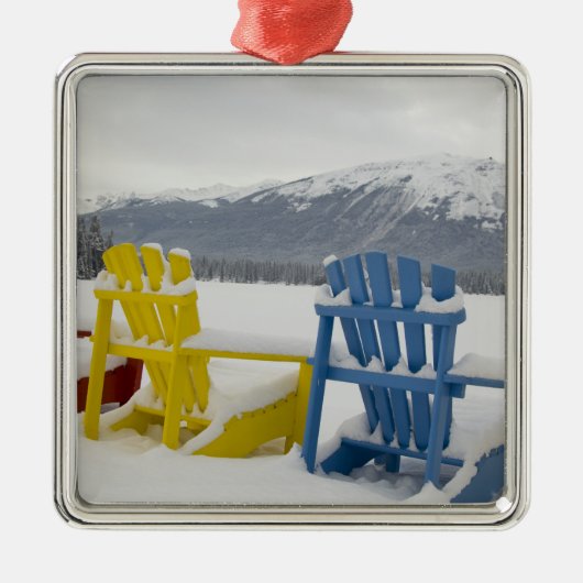 Canada, Alberta, Jasper, Jasper NP. Fairmont Metalen Ornament (Voorkant)