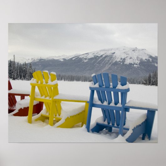 Canada, Alberta, Jasper, Jasper NP. Fairmont Poster (Voorkant)