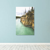 Canada, Alberta, Jasper National Park, Athabasca Canvas Afdruk (Insitu (Houten vloer))