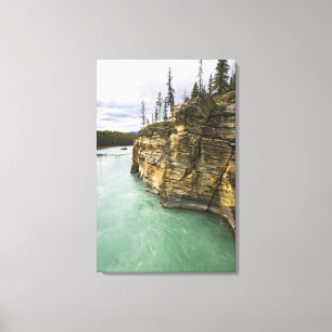 Canada, Alberta, Jasper National Park, Athabasca Canvas Afdruk
