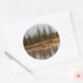 Canada, Alberta, Jasper National Park Ronde Sticker (Envelop)