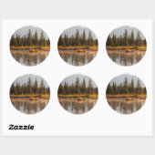 Canada, Alberta, Jasper National Park Ronde Sticker (Vel)