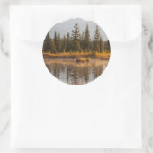 Canada, Alberta, Jasper National Park Ronde Sticker (Tas)