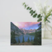Canada, Alberta, Lake Moraine bij Dawn, Banff Briefkaart (Staand voorkant)