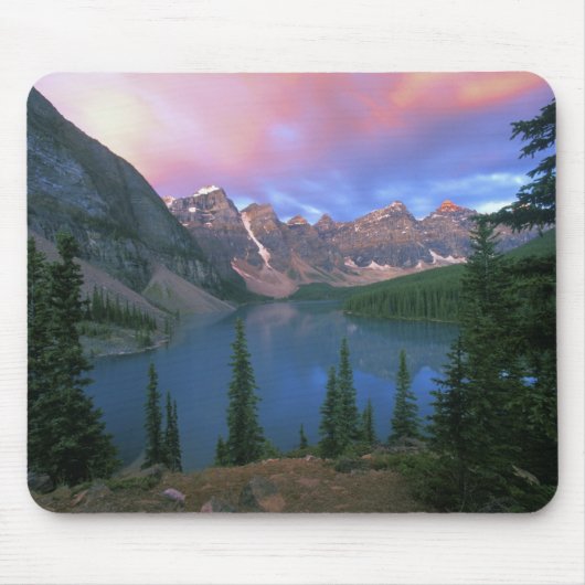 Canada, Alberta, Lake Moraine bij Dawn, Banff Muismat (Voorkant)