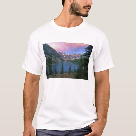 Canada, Alberta, Lake Moraine bij Dawn, Banff T-shirt (Voorkant)