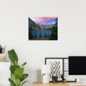 Canada, Alberta, Lake Moraine bij zonsopgang, Banf Poster (Thuiskantoor)