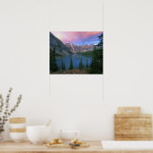 Canada, Alberta, Lake Moraine bij zonsopgang, Banf Poster (Keuken)