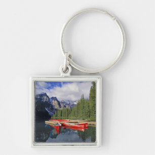 Canada, Alberta, Moraine Lake. Het glasachtige Sleutelhanger