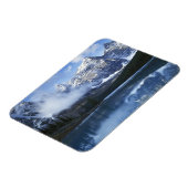Canada, Alberta, Nationaal park Banff, Meer Magneet (Linkerzijde)