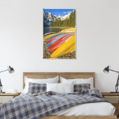 Canada, Alberta, Nationaal Park Banff, Moraine Canvas Afdruk (Insitu (Slaapkamer))