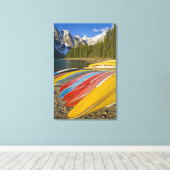 Canada, Alberta, Nationaal Park Banff, Moraine Canvas Afdruk (Insitu (Houten vloer))
