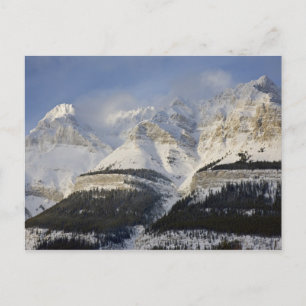 Canada, Alberta, Nationaal park Banff. Uitzicht op Briefkaart