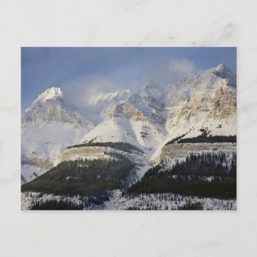Canada, Alberta, Nationaal park Banff. Uitzicht op Briefkaart (Voorkant)