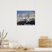 Canada, Alberta, Nationaal park Banff. Uitzicht op Poster (Keuken)