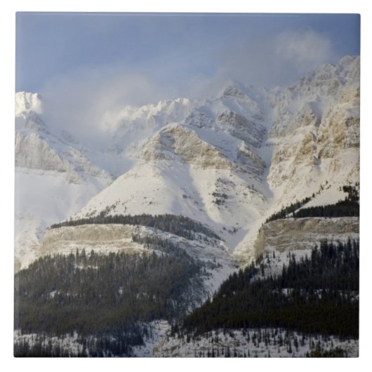 Canada, Alberta, Nationaal park Banff. Uitzicht op Tegeltje (Voorkant)