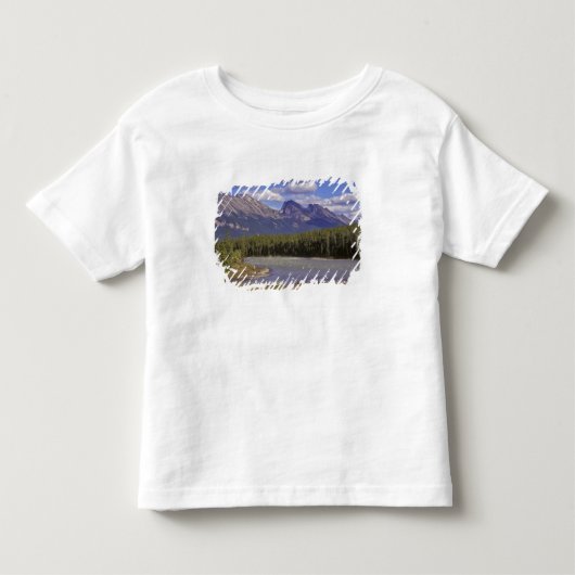Canada, Alberta, Nationaal park Jasper. Groot Kinder Shirts (Voorkant)