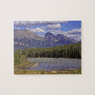 Canada, Alberta, Nationaal park Jasper. Groot Legpuzzel